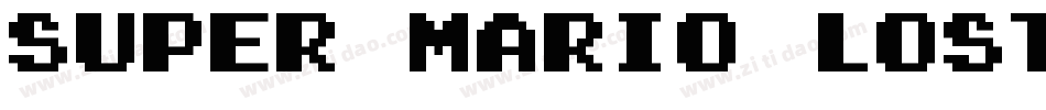 Super Mario Lost字体转换